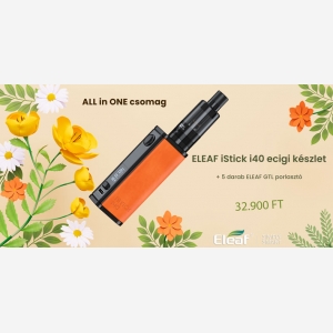 ALLinONE csomag ELEAF iStick i40 ecigi készlet neon orange