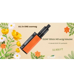 ALLinONE csomag ELEAF iStick i40 ecigi készlet neon orange